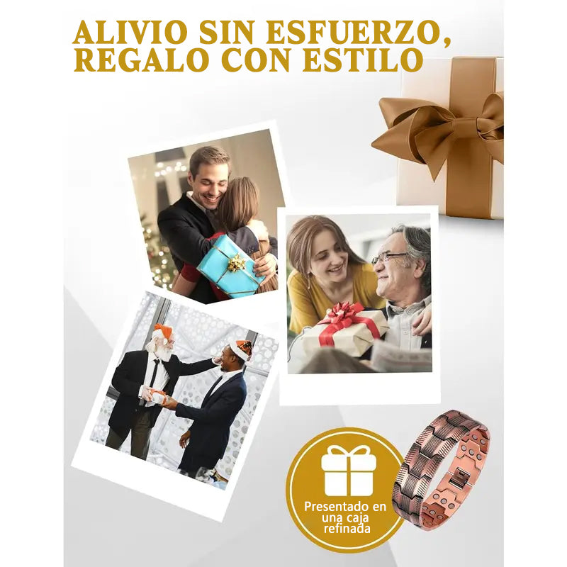Pulsera magnética de cobre – Alivia el cansancio y mejora la circulación sanguínea