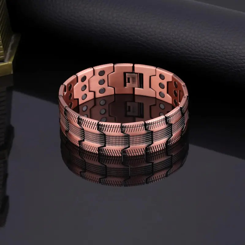 Pulsera magnética de cobre – Alivia el cansancio y mejora la circulación sanguínea