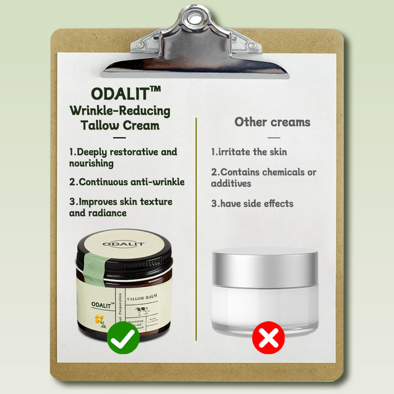 La crema orgánica de sebo de res ODALIT™ para la eliminación de arrugas