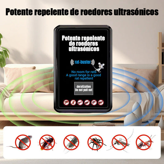 ⏳¡Por Tiempo Limitado – 50% de Descuento! 💥Poderoso Repelente Ultrasónico de Roedores para Enchufe
