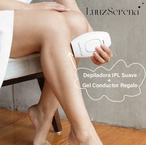 LuuzSerena Depiladora IPL Suave + Gel Conductor Regalo