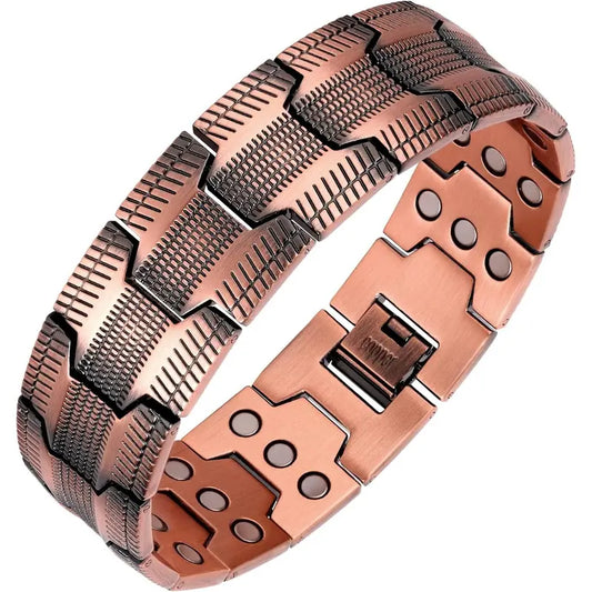 Pulsera magnética de cobre – Alivia el cansancio y mejora la circulación sanguínea