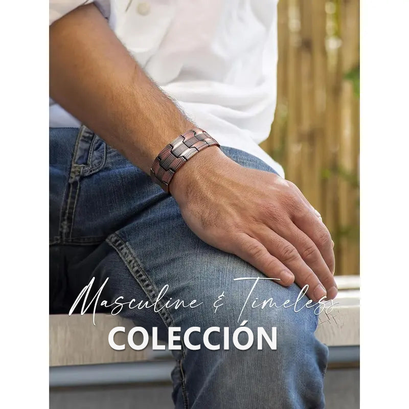 Pulsera magnética de cobre – Alivia el cansancio y mejora la circulación sanguínea