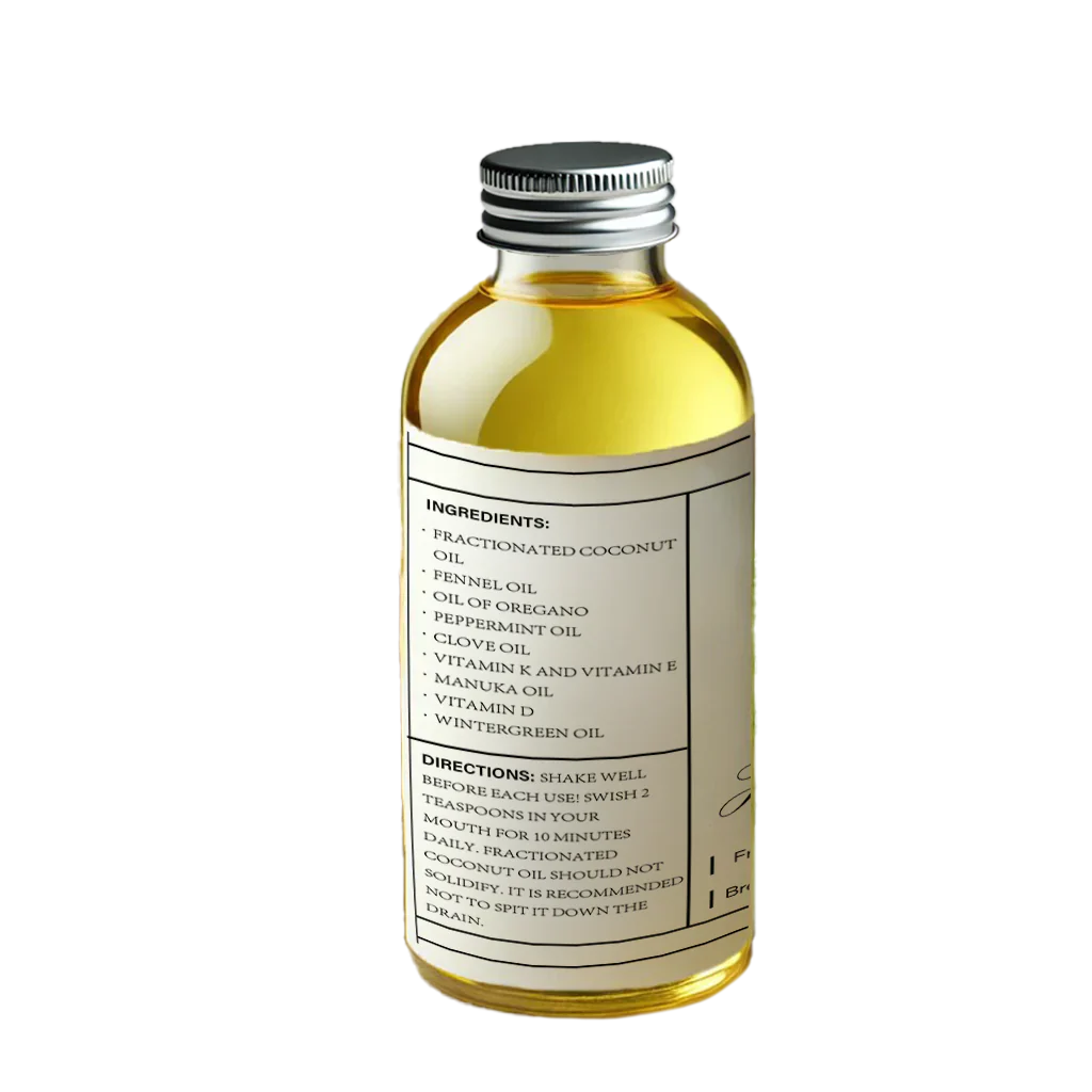 ACEITE DESINTOXICANTE PODEROSO DE COCO ORGÁNICO + MENTA 4 OZ